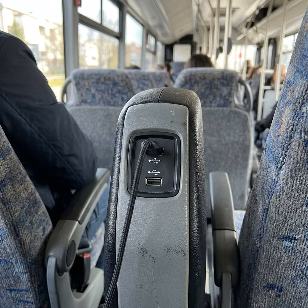 los altos 30 passenger minibus usb charging