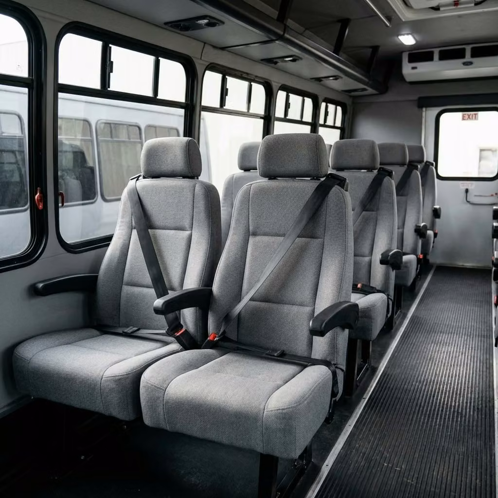 los altos 35 passenger minibus reclining seats