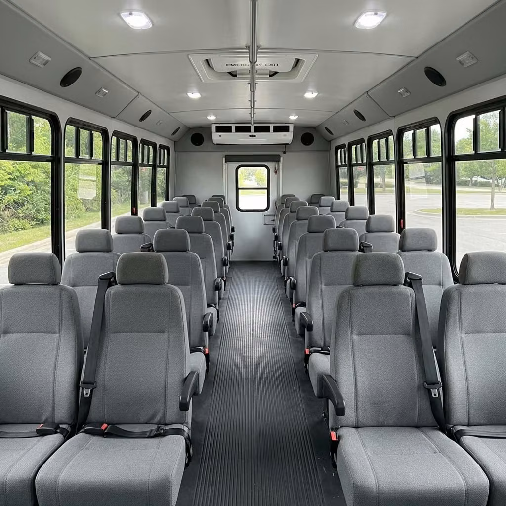 los altos 35 passenger minibus seating