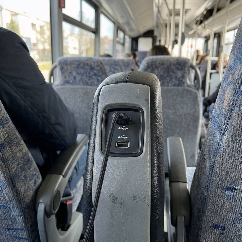 los altos 35 passenger minibus usb charging