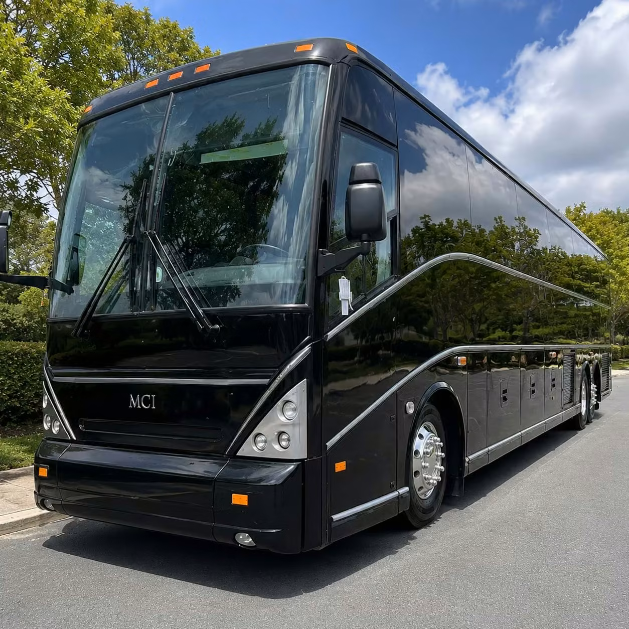 los altos 56 passenger charter bus rental