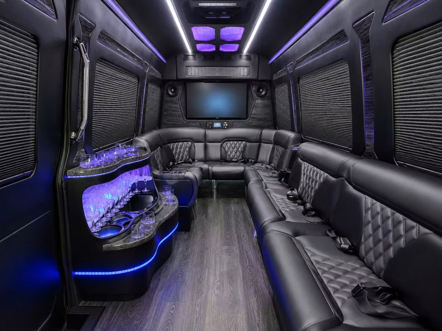 los altos choir tour and worship team charter buses with undercarriage storage