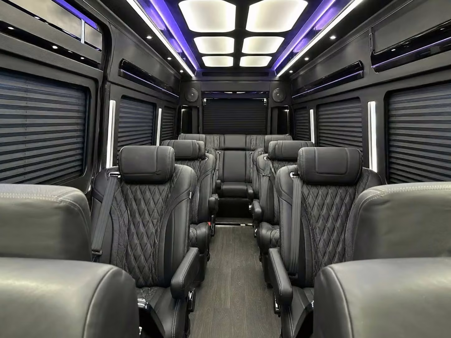 los altos sprinter van rental with driver reclining seats