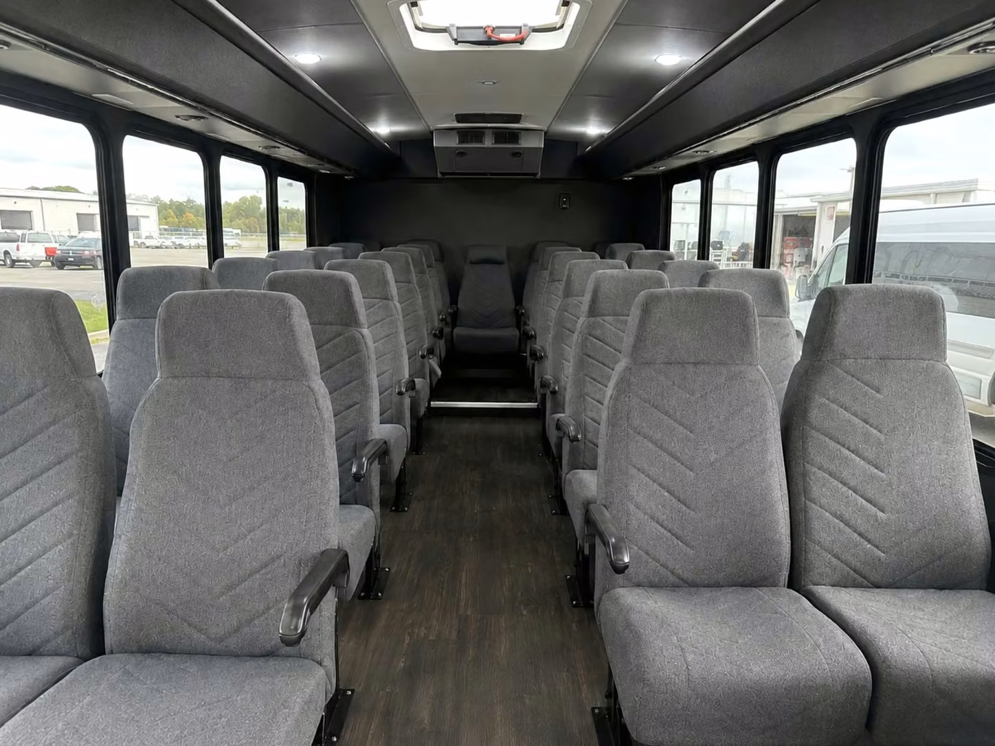 15 passenger minibus interior
