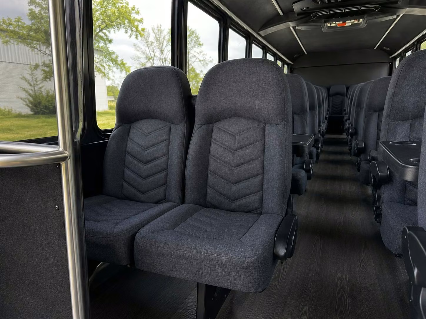 25 passenger minibus interior