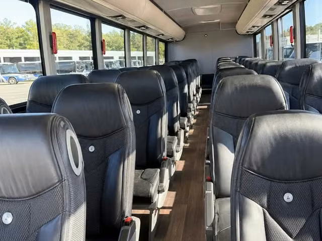 los altos charter bus interior