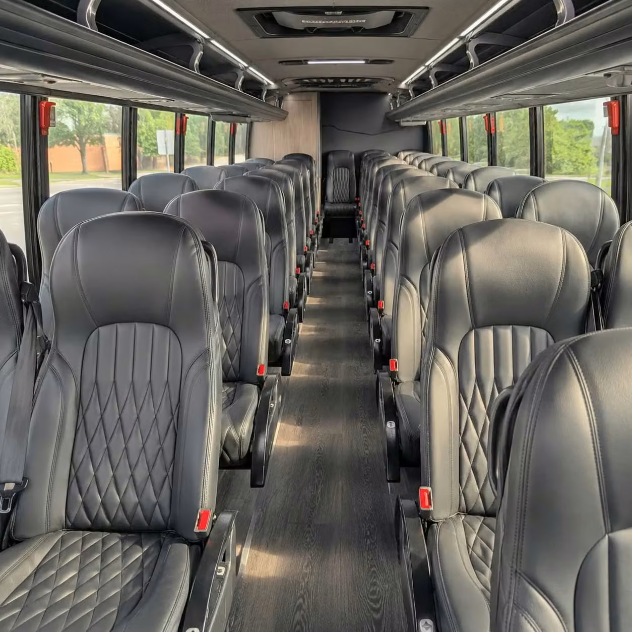 30 passenger minibus interior